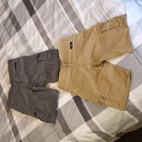 Wrangler Flex Cargo Shorts Size 6 Tan & Gray Bundle Set - Picture 5 of 7